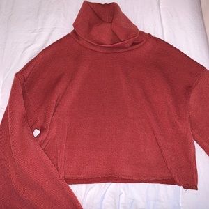 Princess Polly cropped turtleneck sweater